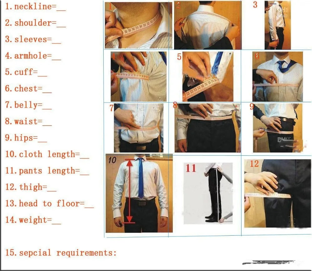 White Men Suit