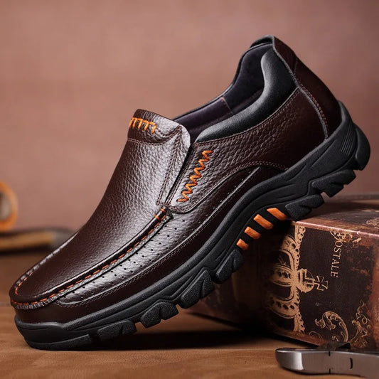 Handmade Leather Men Casual Shoes
