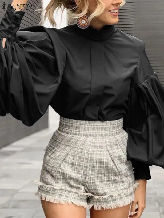 New Fashion Stand Collar Tunics